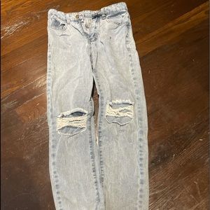 Shein light wash jeans